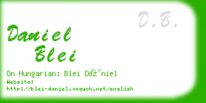 daniel blei business card